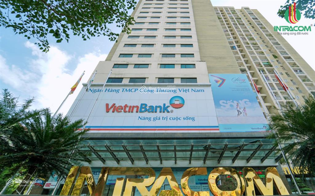 Cho thuê vp toà intracom 2 bắc từ liêm. dt linh hoạt 25m²150m²235m²385m²405m², giá 100k/m2/th