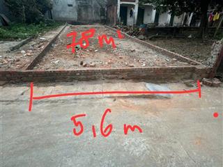 Bán đất 75m2 tại hạ bằng, thạch thất, hà nội, giá cực chất 1,98 tỷ
