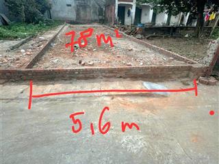 Bán đất 75m2 tại hạ bằng, thạch thất, hà nội, giá cực chất 1,98 tỷ, cạnh kcnc hoà lạc