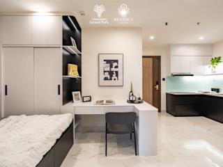 Căn hộ cho thuê lâu dài với nội thất cơ bản (bếp, rèm cửa và máy lạnh)  vinhomes grand park
