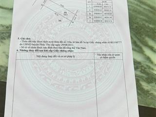 Bán đất 100m2 thổ cư gần trường cấp 3 vân cốc tại xã nam hà, huyện phúc thọ, hà nội