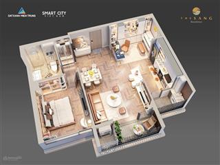 Căn hộ 1pn + view biển the sang, sát biển mỹ khê hot nhất dự án