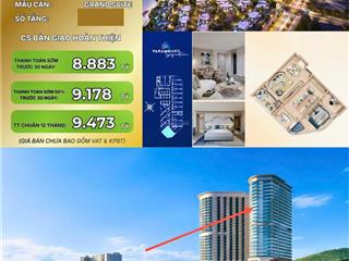 Căn hộ grand suite trực diện biển paramount signature, tầng cao, view biển 100%