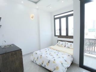 Căn hộ full nội thất ban công thoáng thang máy hiện đại ngay quách hữu nghiêm, tân phú