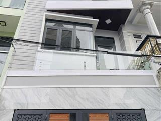 Nhà mới 4 tầng  ngang rộng 4.4m  hẻm xe hơi  gần cao đẳng công thương  an ninh dân trí cao