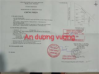 Cần bán lô đất tặng nhà c4 dt 100m2thuộc khối thang hà tp hội an