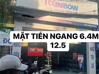 Mặt tiền kinh doanh  trung tâm tân phú  sung túc  ngay chợ tân hương  ngang 6.4mx 12.5m  80m2