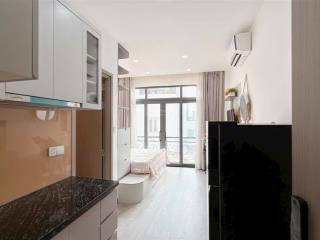 Cho thuê căn hộ dịch vụ gần chợ bà chiểu,ngay bùi đình tuý,40m2,cửa sổ lớnban công,full nội thất