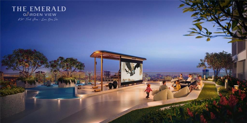 Sở hửu ngay Căn hộ Emerald Garden View với 350tr/30% Chuẩn sống xanh TOD giữa trung tâm