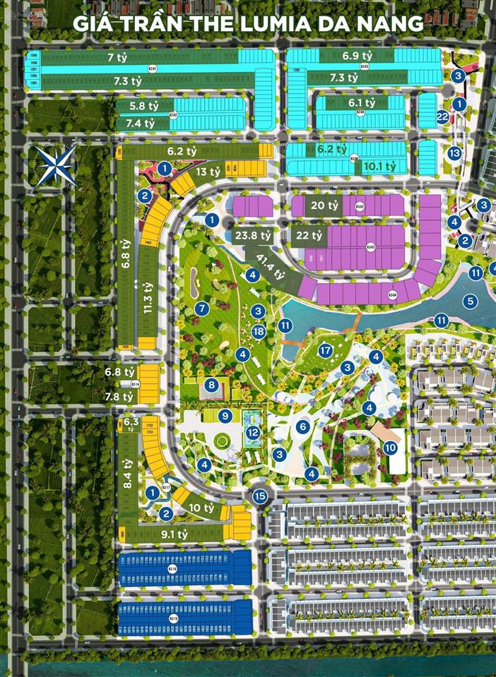 Mở bán the lumia đà nẵng đại đô thị liên chiểu | giá 6x triệu/m² | sổ riêng pháp lý chuẩn