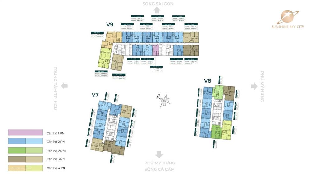 Mở bán sunshine sky city phân khu thịnh vượng pháp lý minh bạch giá dự kiến từ 7x triệu/m²