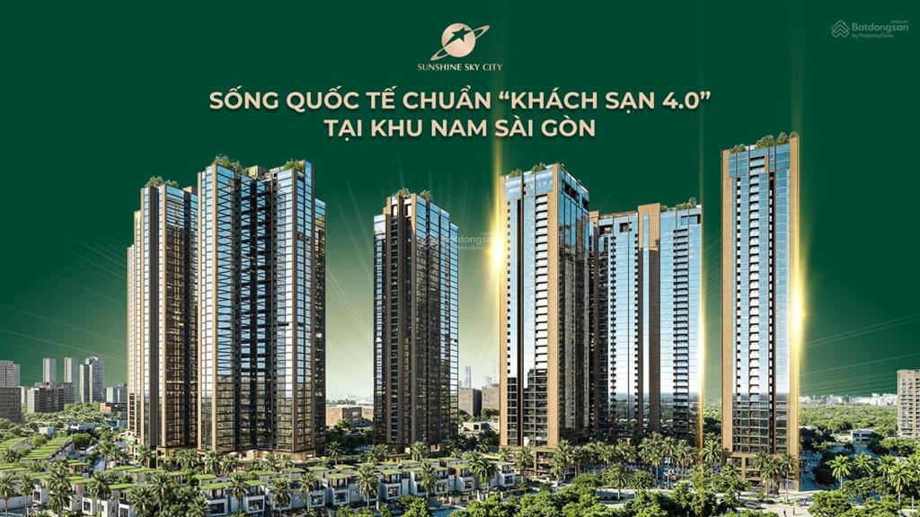 Mở bán sunshine sky city phân khu thịnh vượng pháp lý minh bạch giá dự kiến từ 7x triệu/m²