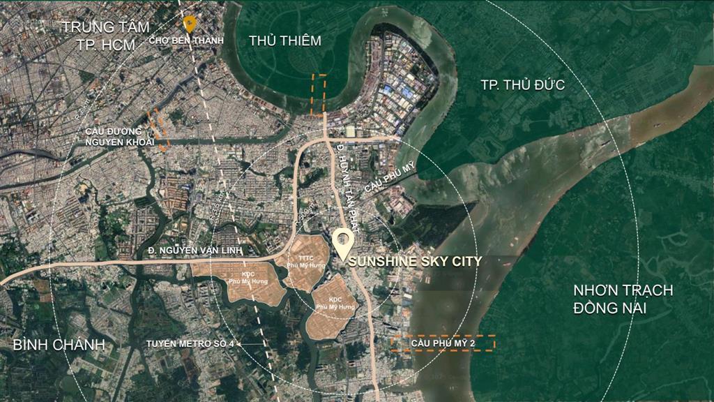 Mở bán sunshine sky city phân khu thịnh vượng pháp lý minh bạch giá dự kiến từ 7x triệu/m²