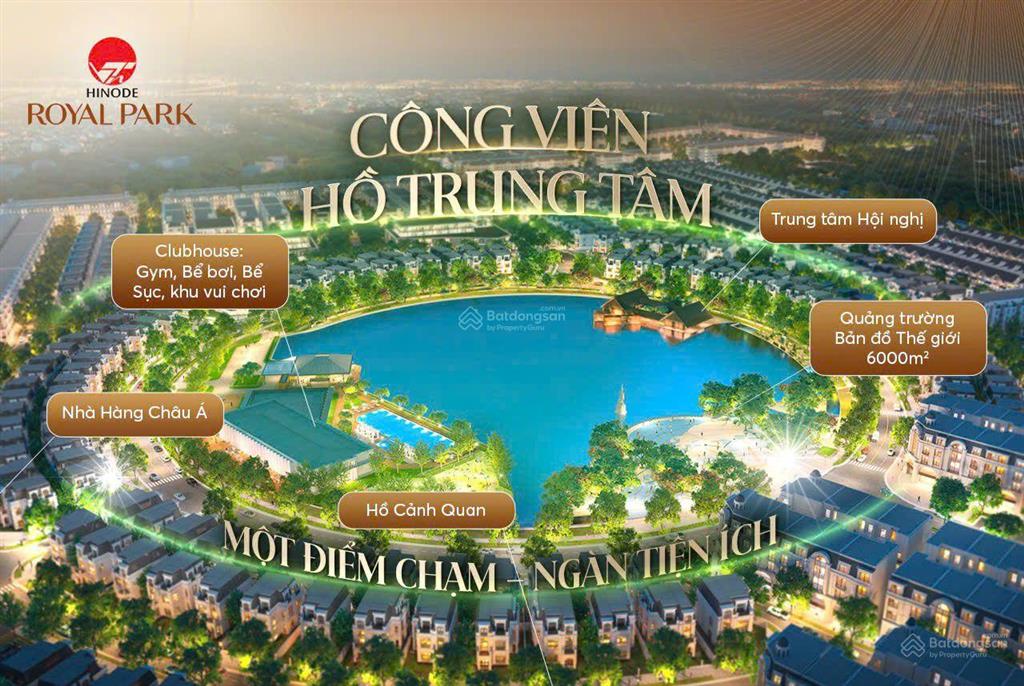 Biệt thự mặt hồ hinode royal park hoài đức xuất ngoại giao từ chủ đầu tư, số lượng giới hạn