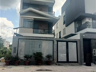 Bán! biệt thự mặt tiền  4tầng  200m2(8x25) kdc đông thủ thiêm p, bình trưng đông q2 giá 27.8tỷ