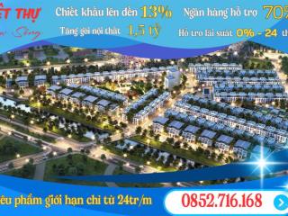 Duy nhất 5 suất ưu đãi biệt thự view sông rox living đồng hới giá chỉ từ 24tr/m2