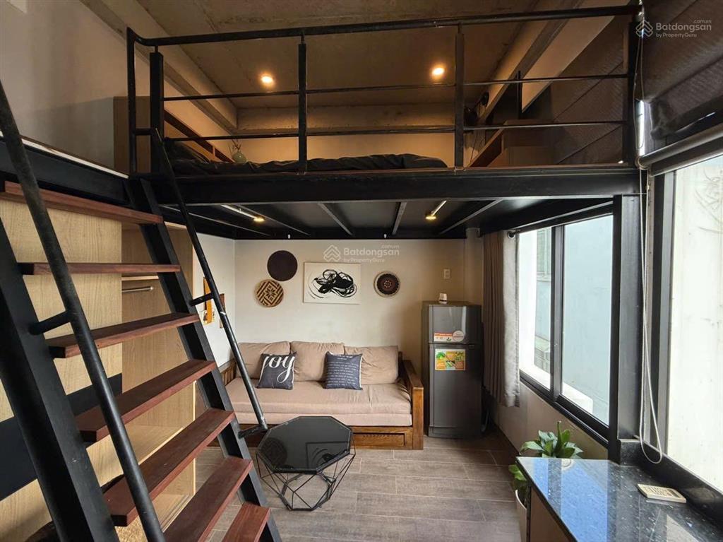 Duplex tông gỗ 2 không gian ngủ ~30m2 nội thất full đường nơ trang long gần vlu, iuh,  0817 452 ***