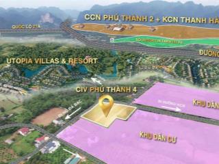 Tôi cần bán lô đất tại phú thành, gần ngã tư an phú, mỹ đức, hà nội 112m2, mt 5m, giá 550tr
