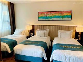 Sapphire hạ long mã căn 05a35 (studio view tp ) rộng 37m2 có thể kê dc 3 giường giá 13xx(x mầm non)