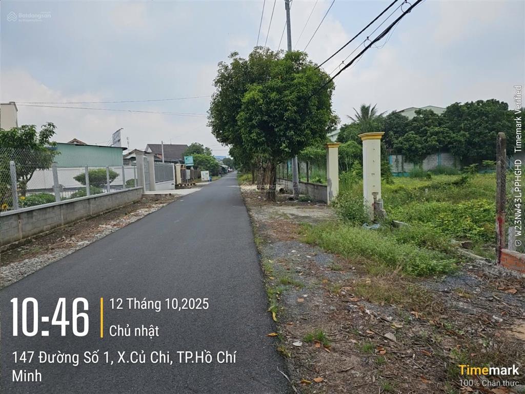 Đất ngộp bán nhanh 133m2 thổ 1/ trần văn chẩm  xã phước vĩnh an củ chi  giá 1,5 tỷ