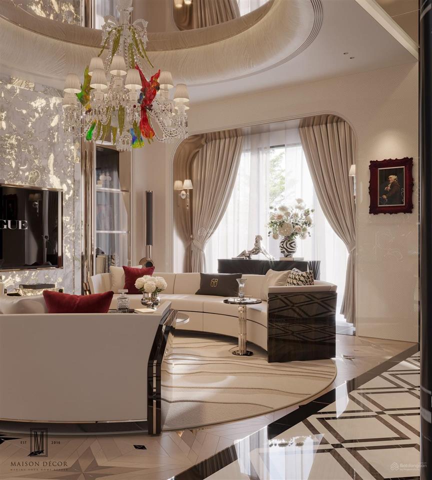 Dinh thự độc bản 1287m2, sông bao quanh, du thuyền đậu trước nhà