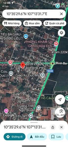 Cần bán lô đất đẹp xã suối nghệ gần quốc lộ, giá tốt cho nhà đầu tư
