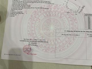 Chính chủ cần bán gấp lô đất đẹp tại tp. phan thiết, bình thuận sổ hồng riêng, đường rộng
