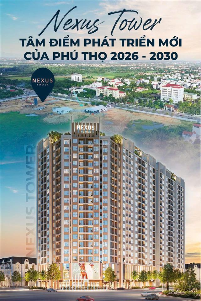 Căn 3 ngủ nexus tower việt trì phú thọ  căn hiếm  cả tòa chỉ có 34 căn