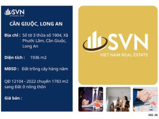 đất lớn phước lâm, cần giuộc – gần tp.hcm, pháp lý chuẩn
