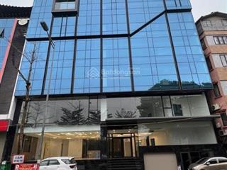 Bán toà văn phòng hạng a, mặt phố đường láng, đống đa  mặt tiền quyền lực  2 thang máy