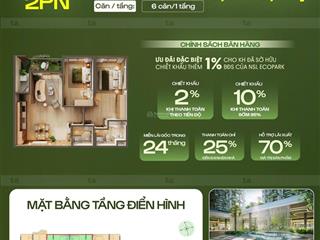 Sở hữu căn hộ 2pn ngắm rừng retreat chiết khấu 2%thanh toán chỉ 25% đến khi nhận nhà
