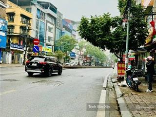 Bán nhà mặt phố lạc long quân tây hồ, 84m 6t kinh doanh, nở hậu, 38 tỷ