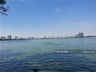 Bán nhà mặt phố nguyễn đình thi trích sài tây hồ, mặt tiền rộng, view đẹp , kinh doanh, 144m2