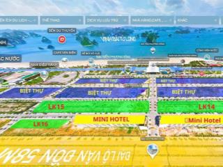 Bảng hàng tháng 12 từ 23tr/m2 bt, đất nền dự án phương đông lk biệt thự 300m2