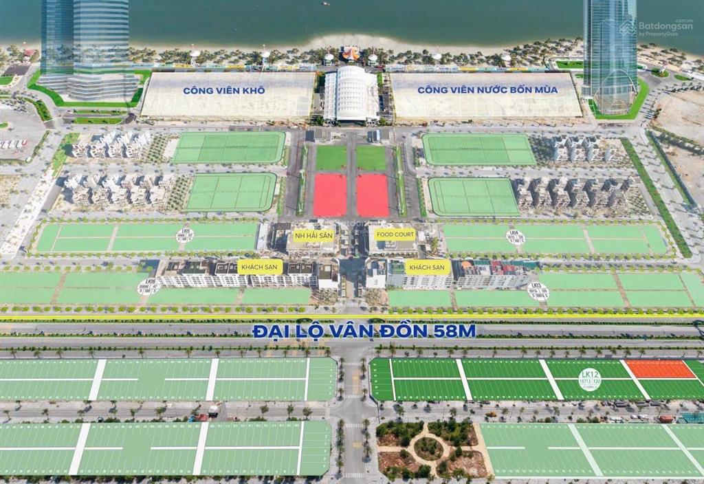 Bảng hàng tháng 12 từ 23tr/m2 bt, đất nền dự án phương đông lk biệt thự 300m2