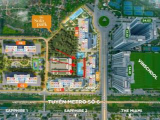 Bán studio sola park 32m giá nhỉnh 2 tỷ | view đẹp, không nghĩa trang | hỗ trợ vay ngân hàng