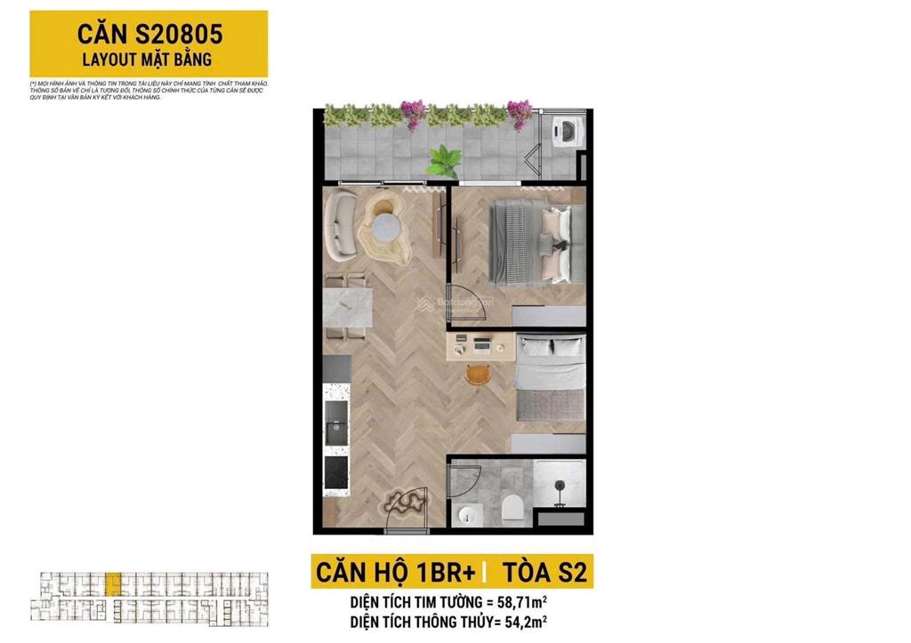 Cần bán nhanh căn hộ 1br + view sông phố biển, quỹ căn ngoại giao, chiết khấu cao
