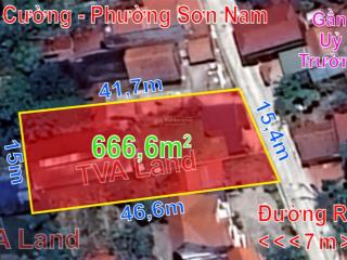 Lô đất tứ quý 6 (666,6m2) hùng cường  phường sơn nam  tp hưng yên