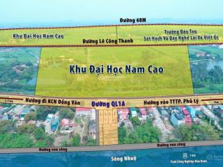 Thôn não cầu bán đất tại xã tiên tân, phủ lý hà nam 4,3 tỷ, 64m2, mặt tiền 4,5m đẹp, ô tô đỗ cửa