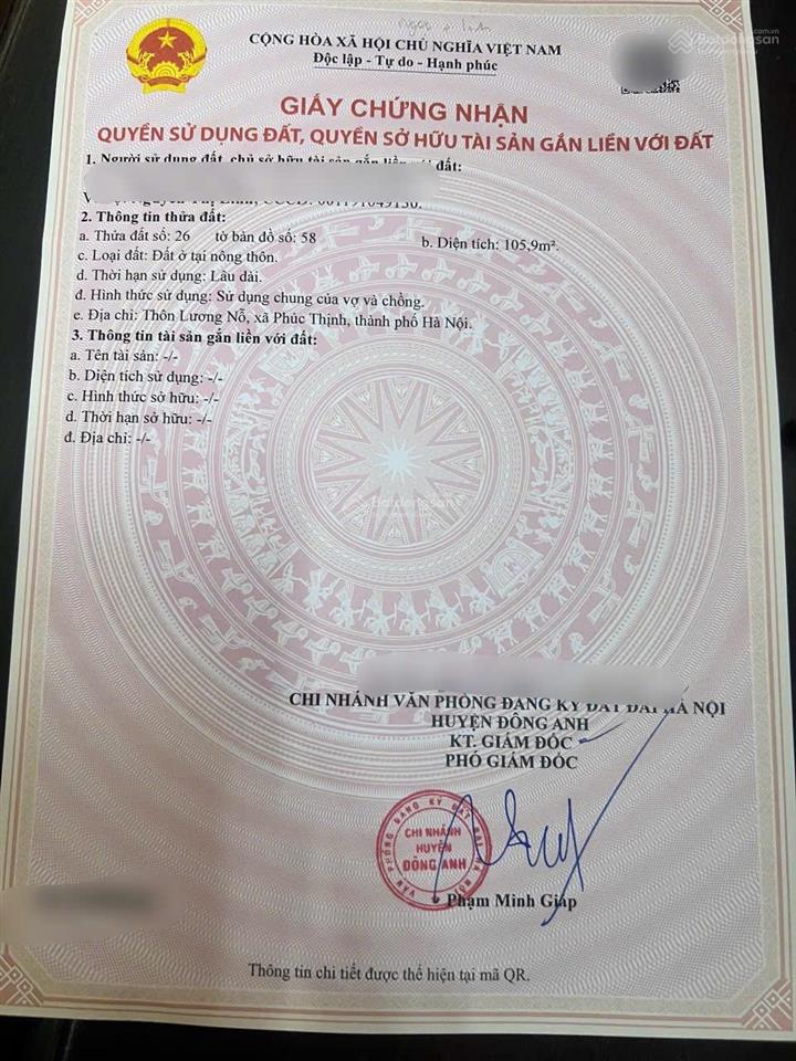 Hót hàng lương nỗ  giá chỉ 60tr/m2