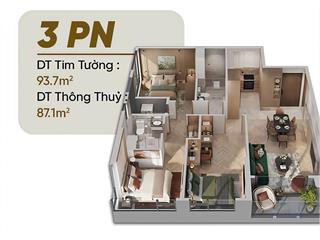 Căn 3pn đẹp nhất lakeside chỉ nhỉnh hơn 5 tỷ! tầng trung, hướng mát. ck gần 1 tỷ