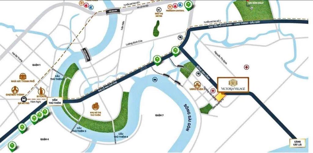 Bán gấp căn hộ chung cư victoria village, 70m2, view đẹp tại thạnh mỹ lợi.  pkd novaland