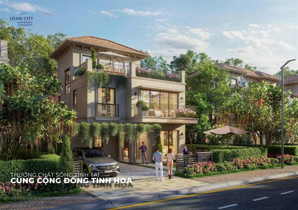 Sổ hồng trao tay biệt thự ven sông izumi city không trả lãi không trả gốc 23 tháng