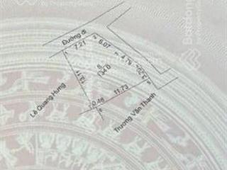 Bán đất thổ cư sẵn nhà 3tầng dân xây tại an khánh, 91 triệu/m2, 134m2, mặt tiền 7.2m, ngõ 3,5m