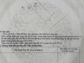 Chính Chủ bán nhà tại số 29 ngõ 225 Nguyễn Đức Cảnh, vị trí đẹp duy nhất 1 lô bán, oto