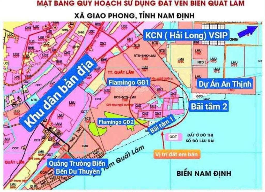 Quá rẻ chỉ hơn 1 tỷ mua đứt lô đất nền 80m2 mặt biển quất lâm.