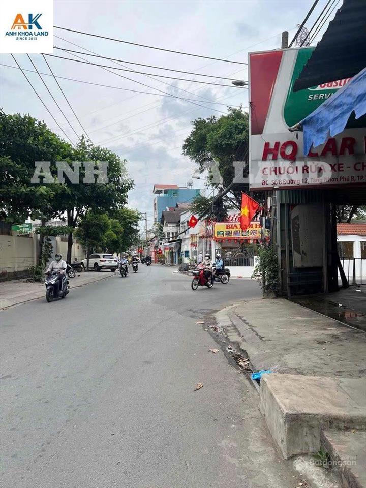 Hàng hot  bán đất mặt tiền kinh doanh  ngang 4  đường số 12  p.tăng nhơn phú b  68.3m2
