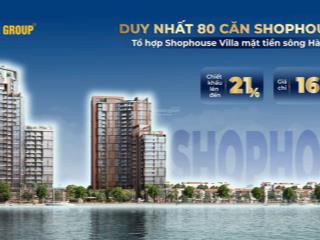 Quỹ căn vip shophouse, biệt thự,căn hộ ven sông hàn giá gốc sun group chỉ 16 tỷ/căn chiết khấu 21%