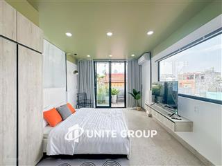 Cho thuê studio rộng 30m2  ban công nguyễn công hoan, phú nhuận gần khu ăn uống