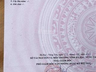 Cắt lỗ bán gấp lô đất kp1 hắc dịch 123,8m², thổ cư 60m², sổ riêng, 850tr sang tên liền